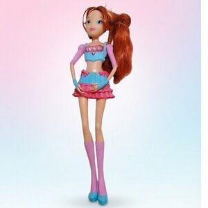 Winx Club Bloom Doll Fashion Outfit Red Hair Blue Eyes Fairytale Toy Jaxx